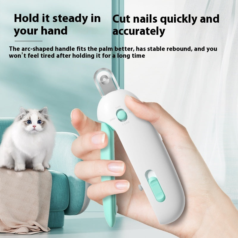 Cat Nail Scissors – Safe Gravity Push Clippers for Perfect Grooming ✂️