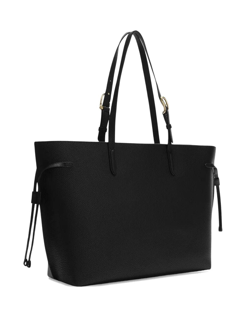 " AVA" CALF LEATHER LARGE TOTE with ZIP BAG