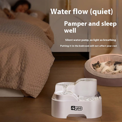Cat Water Fountain Filter Circulating Flowing Live Water