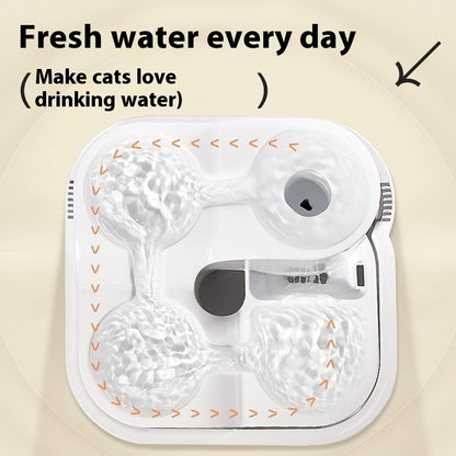 Cat Water Fountain Filter Circulating Flowing Live Water