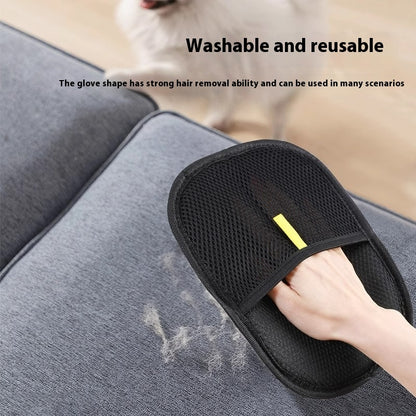 Pet Hair Remover Mitt Pet Hair Remover Gloves Deshedding Brush Glove For Dog Cat Rabbit With Long Short Curly Hair